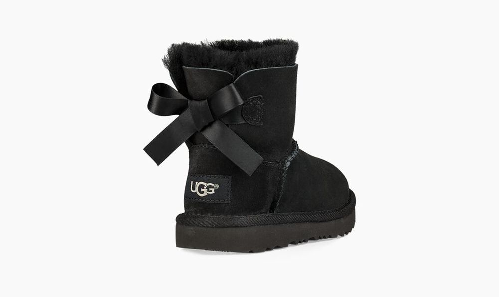 Ugg Boots Canada - Ugg Kids' Mini Bailey Bow Ii Black